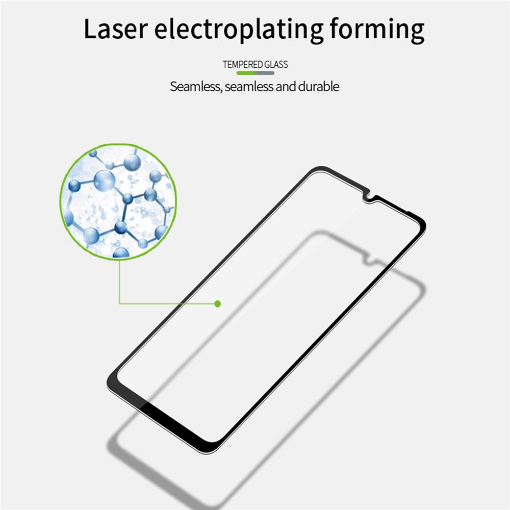 PINWUYO JK Härdat Glas Film Series-2 för Samsung Galaxy M33 5G (Global Version)/(Indisk Version) Heltäckande Anti-Spräng Anti-Olje Heltäckande Lim Skärmskydd