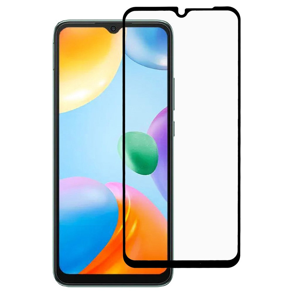 For Xiaomi Redmi Note 11E 5G / Redmi 10 5G / Redmi 10 Prime+ 5G Tempered Glass Screen Protector Full Glue Silk Printing Phone Screen Film
