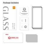 ENKAY HAT PRINCE 2Pcs/Set for Samsung Galaxy M53 5G Screen Protector Silk Printing 6D High Aluminium-silicon Glass Full Size Full Glue HD Clear Tempered Glass Film