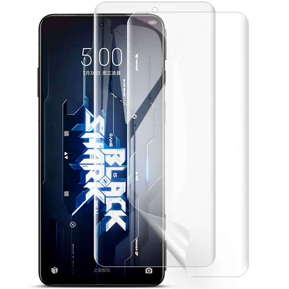 IMAK för Xiaomi Black Shark 5/5 Pro/5 RS 2 st/set Hydrogelfilm III Skärmskydd Högkänslig Heltäckande Transparent Mjuk TPU Skyddsfilm