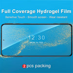 IMAK för Xiaomi Black Shark 5/5 Pro/5 RS 2 st/set Hydrogelfilm III Skärmskydd Högkänslig Heltäckande Transparent Mjuk TPU Skyddsfilm