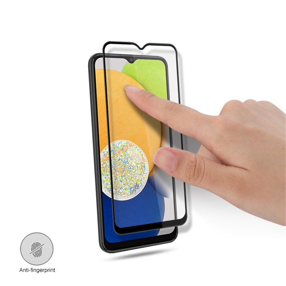 MOCOLO Skærmbeskytter til Samsung Galaxy A03 (164,2 mm), Fuld Dækning Fuld Lim Sekundær Hærdning Klar Silketryk Hærdet Glas