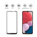 MOCOLO Solid Defense Skærmbeskyttelse til Samsung Galaxy A13 4G, Silketrykt HD Hærdet Glas Fuld Lim Fuld Dækning Film