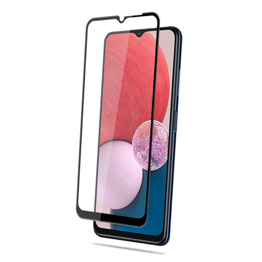MOCOLO Solid Defense Skærmbeskyttelse til Samsung Galaxy A13 4G, Silketrykt HD Hærdet Glas Fuld Lim Fuld Dækning Film