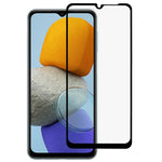 Til Samsung Galaxy M23 5G/F23 5G HD Klar Silke Print Hærdet Glas Film Fuld Dækning Ridsefast Fuld Lim Skærmbeskytter