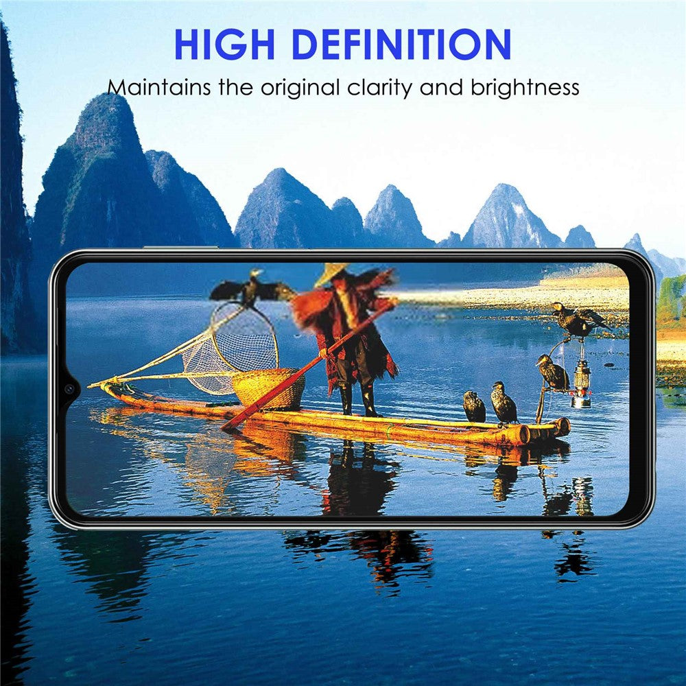 Samsung Galaxy A23 5G (Global Version) / 4G Svart Kant Skärmskydd HD Klart Anti-Fingeravtryck Fullt Glue Fullt Skärmskydd AGC Härdat Glasfilm