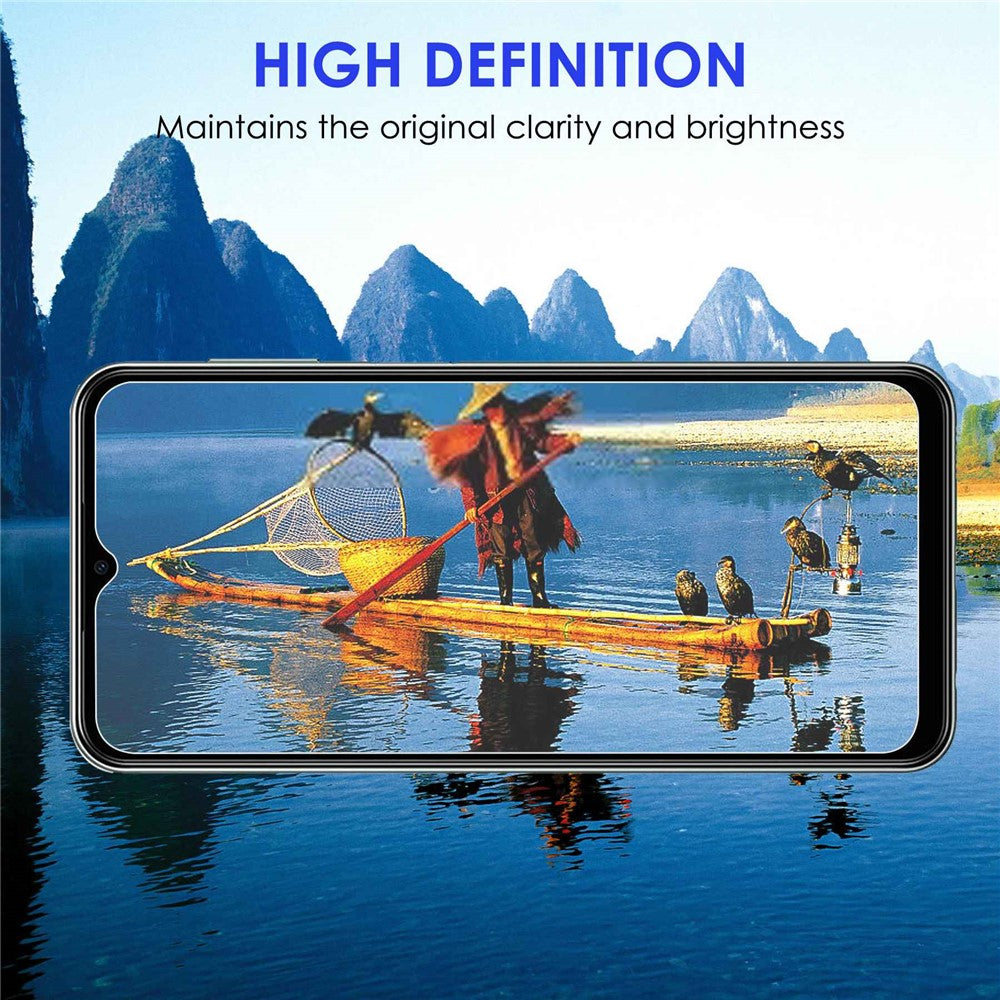 Til Samsung Galaxy A23 5G (Global version) / 4G 2.5D Buet Kantbeskyttelse Hærdet Glasfilm Kant HD Klar Anti-ridse Skærmbeskytter