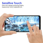 Til Samsung Galaxy A23 5G (Global version) / 4G 2.5D Buet Kantbeskyttelse Hærdet Glasfilm Kant HD Klar Anti-ridse Skærmbeskytter
