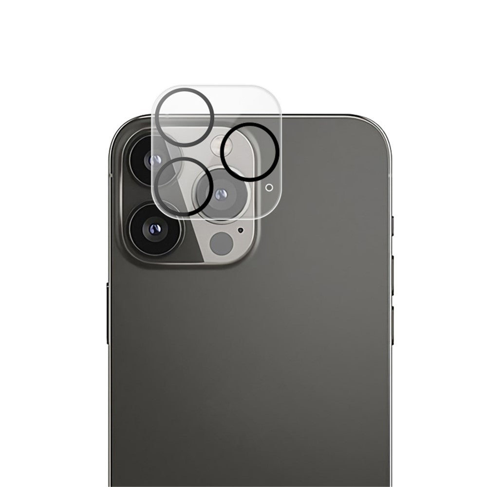MOCOLO for iPhone 14 Pro / 14 Pro Max Camera Lens Protector with Night Circle, 9H Anti-Scratch Tempered Glass Silk Printing Camera Lens Film