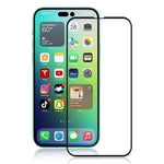 MOCOLO For iPhone 14 Pro Max 6.7 inch Silk Printing Full Glue HD Clear Full Covering Tempered Glass Secondary Hardening Screen Protector