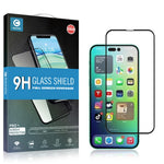 MOCOLO For iPhone 14 Pro Max 6.7 inch Silk Printing Full Glue HD Clear Full Covering Tempered Glass Secondary Hardening Screen Protector