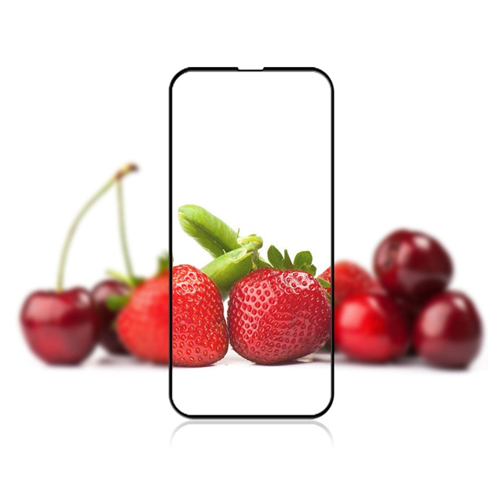 MOCOLO For iPhone 14 Pro Max 6.7 inch Silk Printing Full Glue HD Clear Full Covering Tempered Glass Secondary Hardening Screen Protector