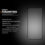 MOCOLO For iPhone 14 Pro Max 6.7 inch Silk Printing Full Glue HD Clear Full Covering Tempered Glass Secondary Hardening Screen Protector