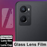 IMAK för Oppo A96 4G oljebeständig härdad glas HD kameralinsfilm + akryl linsskydd