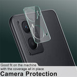 IMAK för Oppo A96 4G oljebeständig härdad glas HD kameralinsfilm + akryl linsskydd