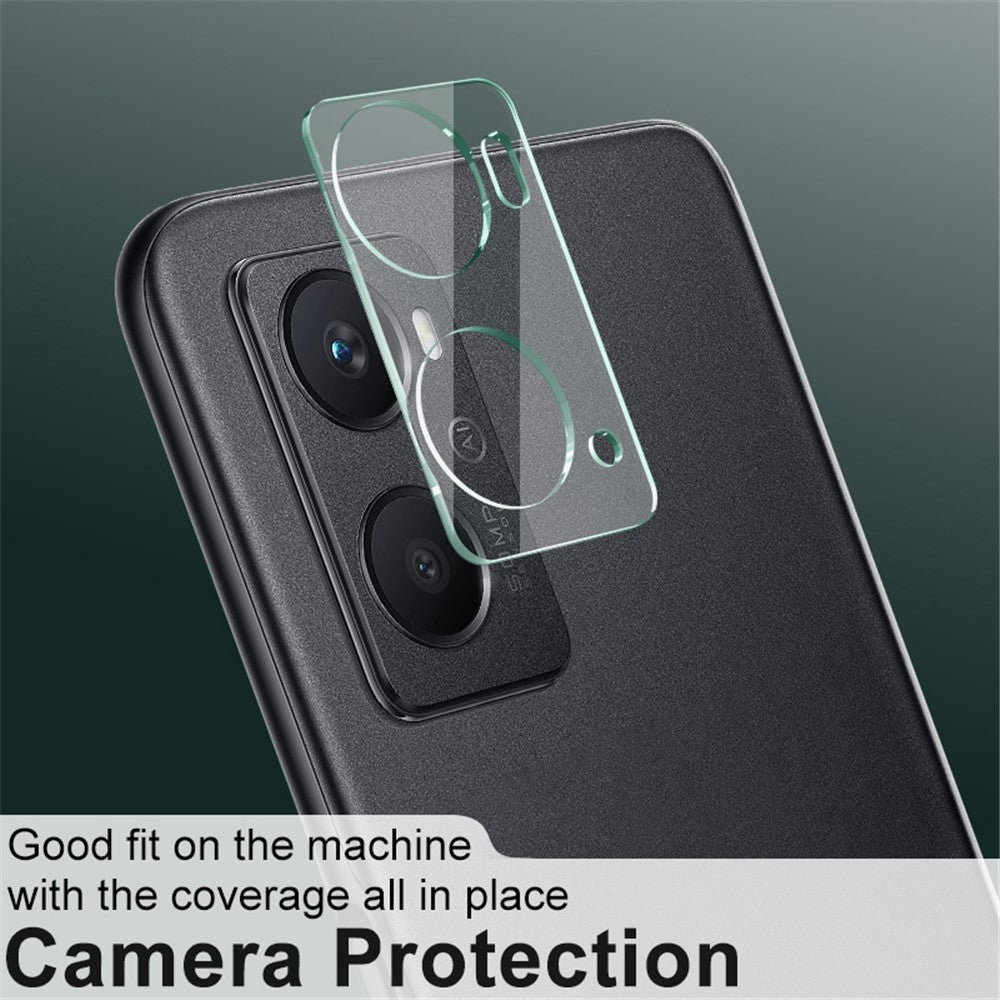 IMAK för Oppo A96 4G oljebeständig härdad glas HD kameralinsfilm + akryl linsskydd