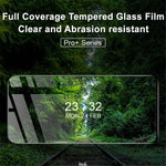 IMAK Pro+-serien för Oppo Reno7 4G / 5G (Global) / F21 Pro 4G / 5G / Reno8 4G Skärmskydd i härdat glas, komplett täckande, heltäckande, reptålig, genomskinlig pekfilm