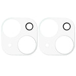 iPhone 14 6,1 tommer / 14 Plus 6,7 tommer, 2 stk./pakke, 3D Arc Edge-hærdet glasfilm til bagkameraets linse med HD-klarhed
