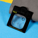 iPhone 14 6,1 tommer / 14 Plus 6,7 tommer, 2 stk./pakke, 3D Arc Edge-hærdet glasfilm til bagkameraets linse med HD-klarhed
