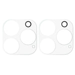 For iPhone 14 Pro 6.1 inch/14 Pro Max 6.7 inch 2Pcs/Pack 3D Arc Edge Camera Lens Protector HD Clear 9H Tempered Glass Anti-Scratch Camera Lens Screen Cover