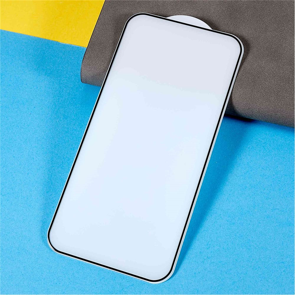 RURIHAI sekundærhærdet helskærmsbeskyttelse til iPhone 14 Pro 6,1 tommer, 0,26 mm tyk, fuldklæbende ultraklar, eksplosionssikker glasfilm i aluminium-silicium
