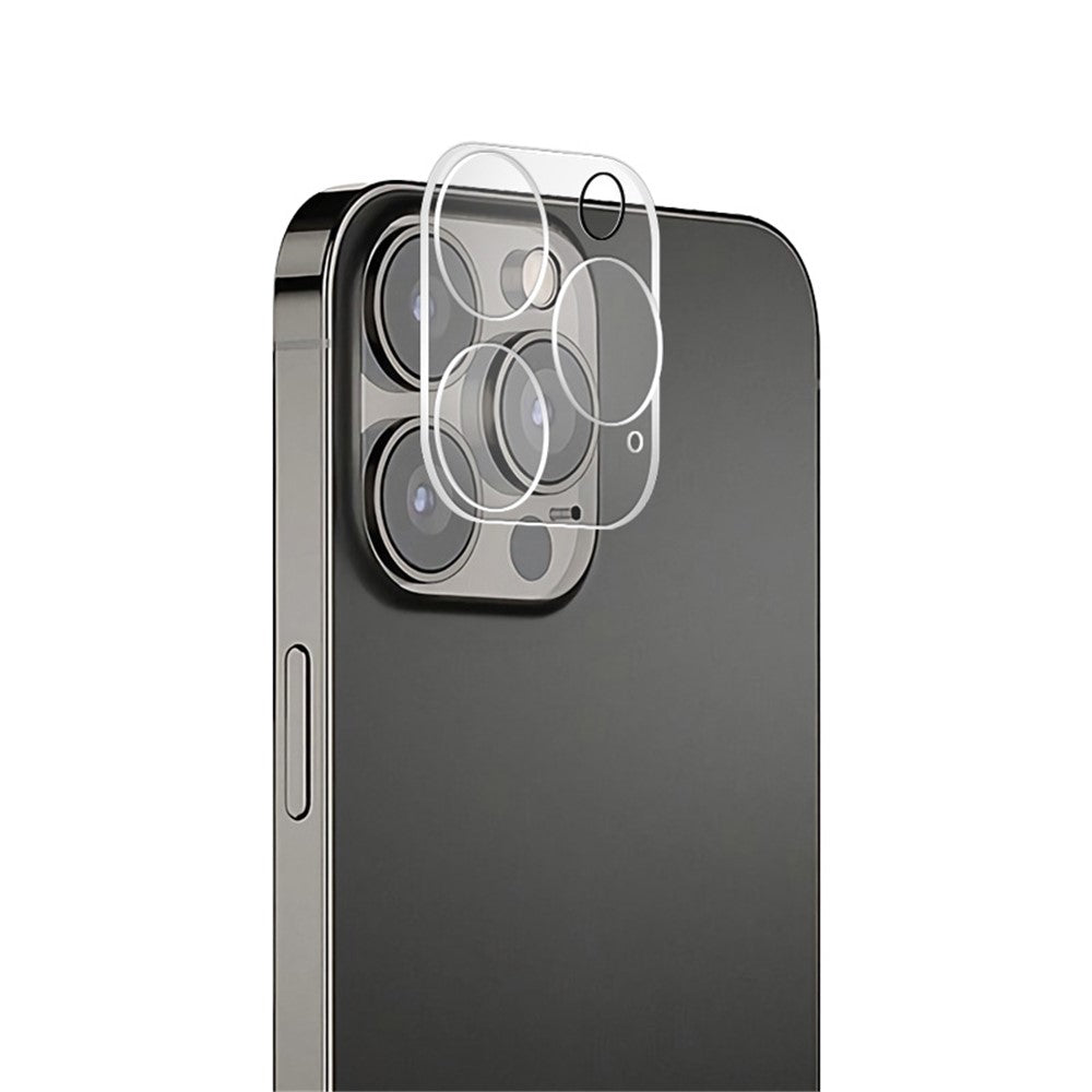 MOCOLO Kameralinsebeskytter til iPhone 14 Pro Max 6,7 tommer, Anti-fingeraftryk Silketrykt Hærdet Glas Brudsikker Linsebeskyttelsesfilm