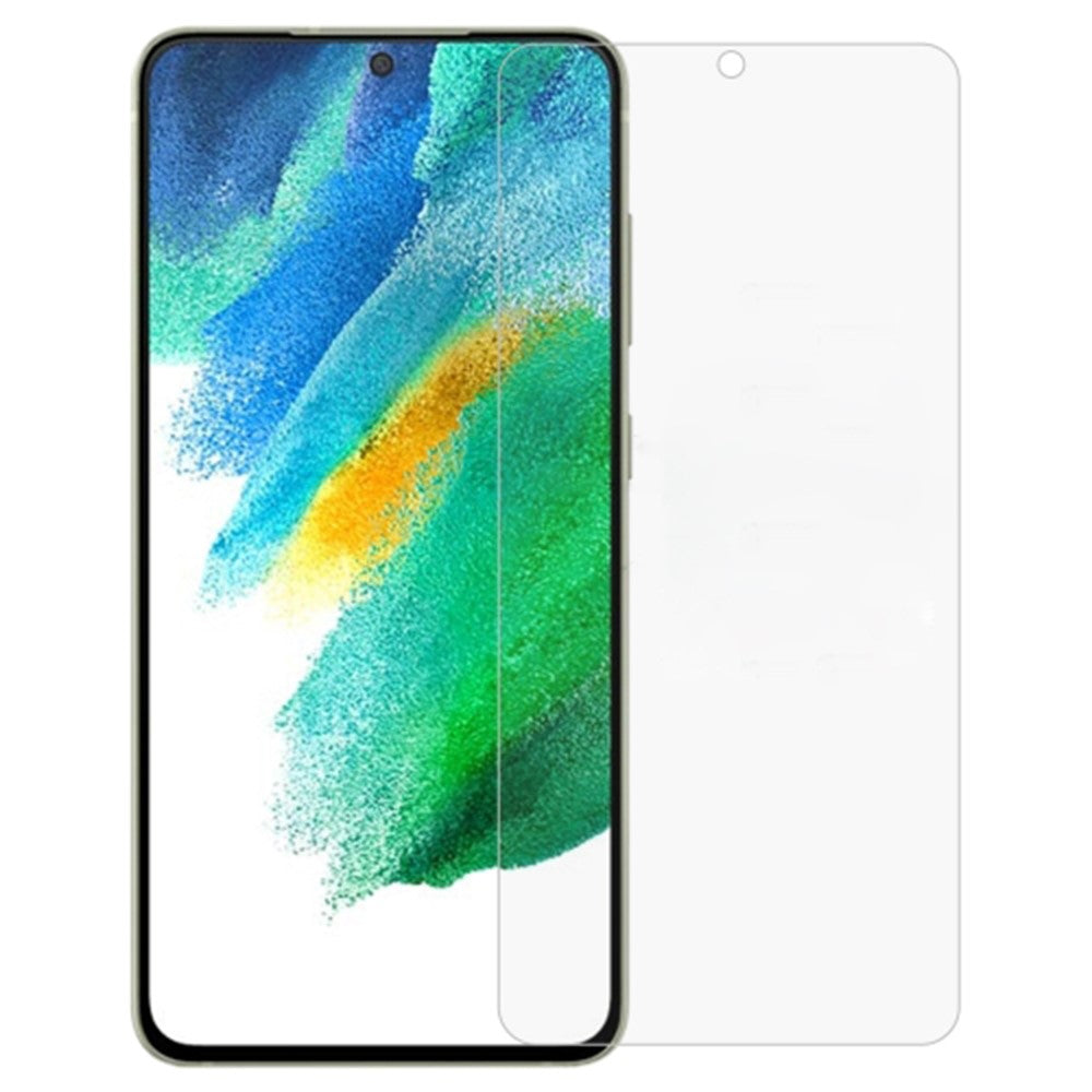 LUANKE For Samsung Galaxy S21 FE 5G Tempered Glass Screen Protector Clear 9H Hardness 2.5D Full Glue Film