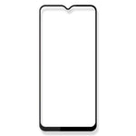 AMORUS for Samsung Galaxy M13 4G Full Coverage Silk Printing High Transparency Full Glue Anti-stains Secondary Strengthening Film Black Edge Tempered Glass Screen Protector