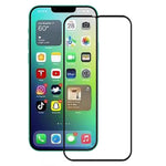 AMORUS For iPhone 14 Plus 6.7 inch Silk Printing Full Glue Tempered Glass Film, Secondary Strengthening Full Screen Protector