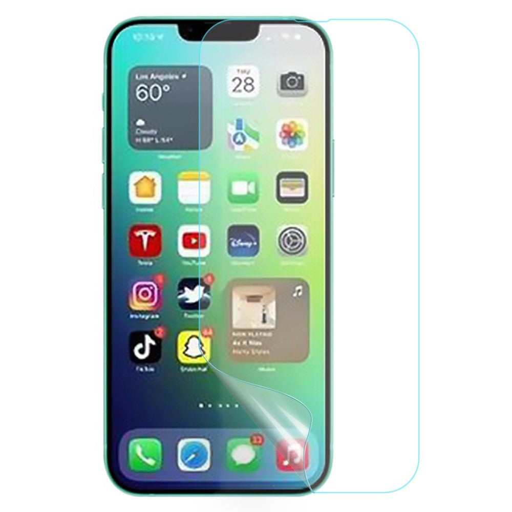 For iPhone 14 Plus 6.7 inch Matte Screen Protector Soft PET Shatter Resistant Guard Film