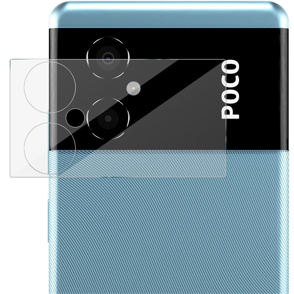 IMAK för Xiaomi Poco M4 5G HD-linsfilm i härdat glas + akryllinsskydd Integrerat bakre kameralinsskydd