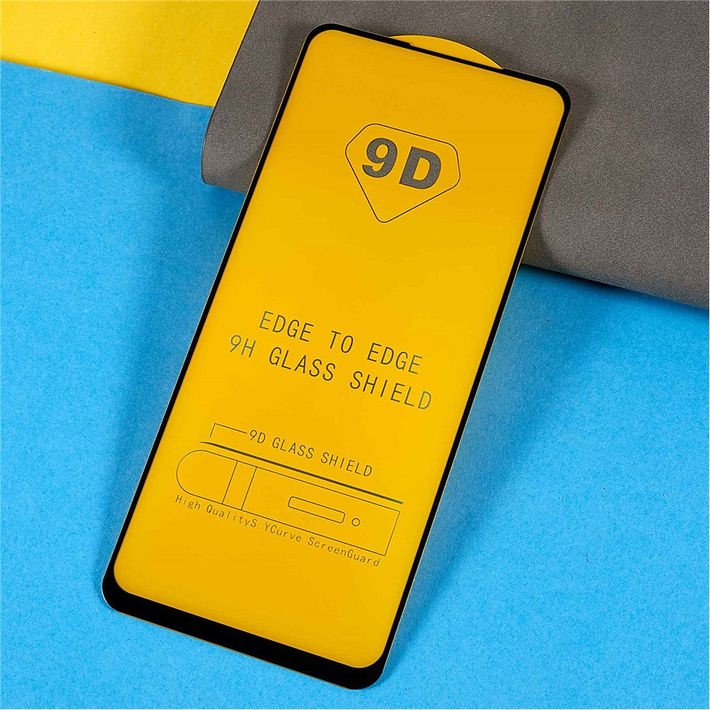 9D Tempered Glass Film for Xiaomi Redmi Note 11S 4G, Anti-Explosion Full Covering Anti-Stains Silk Printing Side Glue Screen Protector
