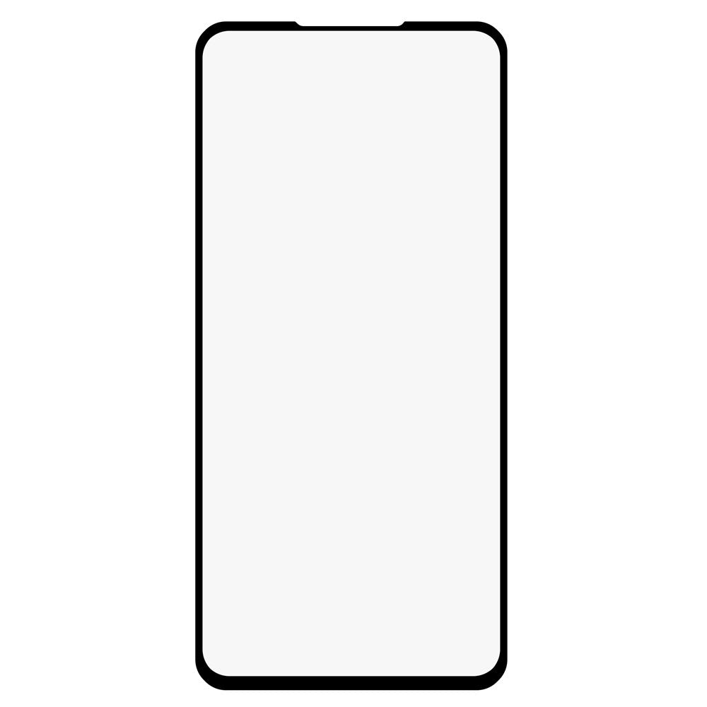 Samsung Galaxy S21 FE 5G 9D Sidolim Härdat Glas Skärmskydd Silk Print Explosionsskyddsfilm