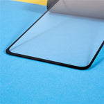 Samsung Galaxy S21 FE 5G 9D Sidolim Härdat Glas Skärmskydd Silk Print Explosionsskyddsfilm