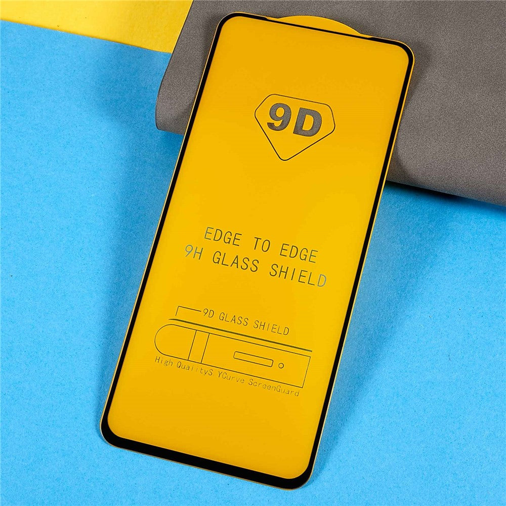 For Samsung Galaxy M52 5G 9D Silk Printing Side Glue Tempered Glass Film High Transparency Screen Protector