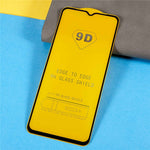 For Samsung Galaxy A03 (166.5mm) 9D Tempered Glass Film Side Glue Silk Printing Full Screen Protector