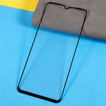 For Samsung Galaxy A32 4G (EU Version) Tempered Glass Film 9D Full Cover Silk Printing Side Glue Screen Protector