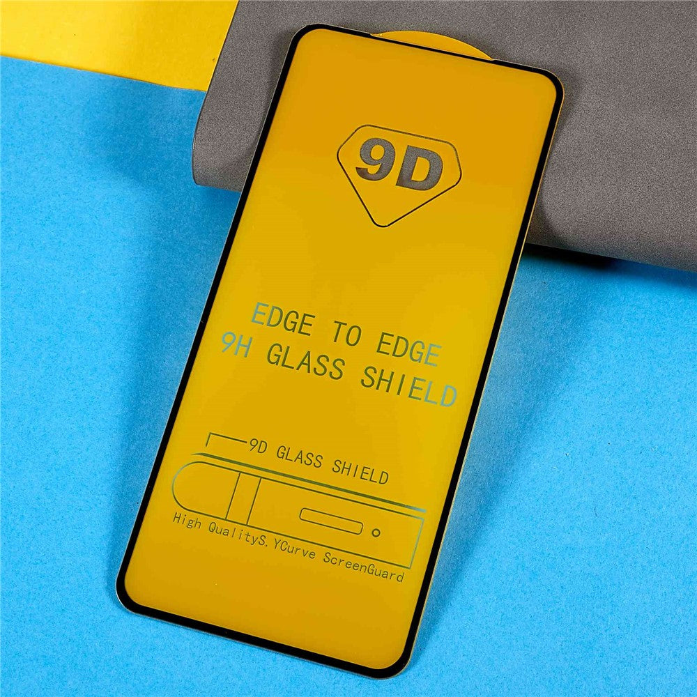 Til Samsung Galaxy A52 4G / 5G / A52s 5G Skærmbeskyttelse med Lim i Siden 9D Hærdet Glas Fuld Dækning Silketryk Skærmfilm