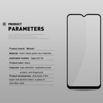 MOCOLO For Oppo A57 (2022) 5G / A77 5G Silk Printing Full Glue Tempered Glass Secondary Strengthening Anti-scratch HD Full Screen Protector Film