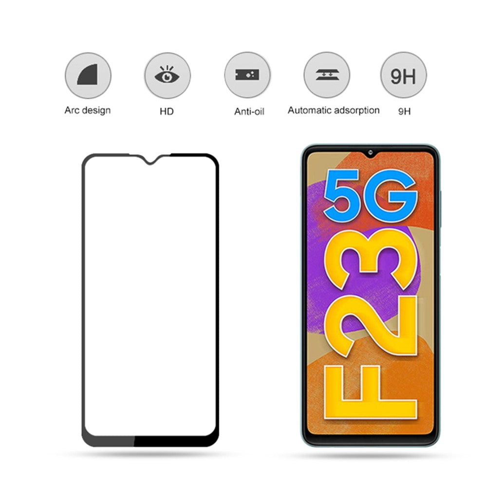 MOCOLO For Samsung Galaxy F23 5G / M23 5G Full Glue Silk Printing Tempered Glass Secondary Strengthening Full Screen Protector