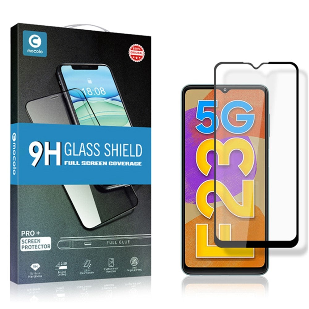 MOCOLO For Samsung Galaxy F23 5G / M23 5G Full Glue Silk Printing Tempered Glass Secondary Strengthening Full Screen Protector