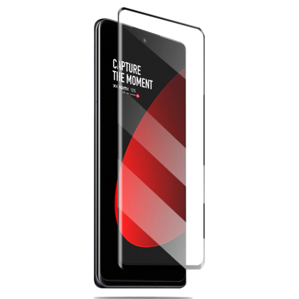 MOCOLO För Xiaomi 12 5G / 12S 5G / 12X 5G Heltäckande Härdat Glasfilm Helt Lim 3D Böjda Kanter HD Klar Skärmskyddsfilm