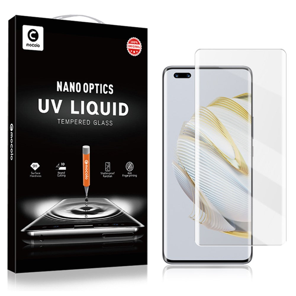 MOCOLO For Huawei nova 10 Pro 4G 3D Curved Edges Full Cover UV Liquid Tempered Glass Film Full Glue Screen Protector