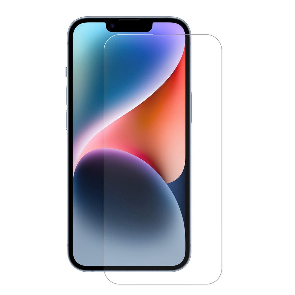 ENKAY HAT PRINCE til iPhone 14 Plus 6,7 tommer 2,5D Buet Kant 0,26mm Hærdet Glasfilm Fuld Lim Brudsikker Ultra Klar 9H Skærmbeskytter