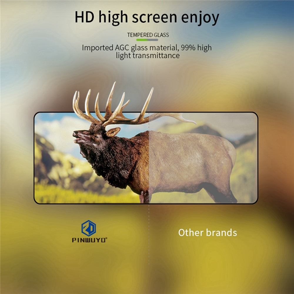 PINWUYO JK Härdat Glas Film Series-2 för Samsung Galaxy Z Fold4 5G Heltäckande Heltäckande Anti-Explosionsskärmskydd