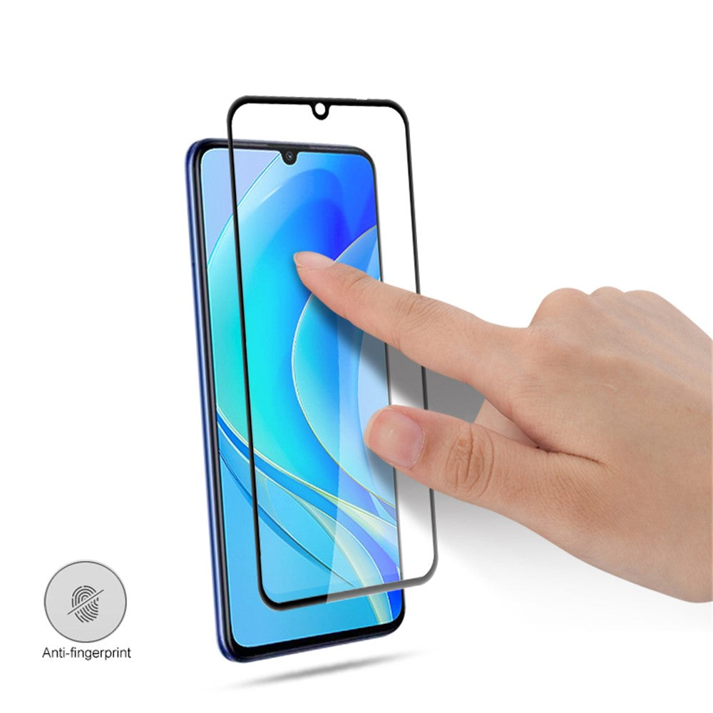 MOCOLO For Huawei nova Y70 4G Tempered Glass Full Screen Protector Silk Printing Full Glue Secondary Hardening Film