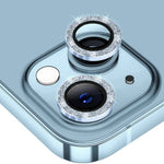 ENKAY HAT PRINCE För iPhone 13 6,1 tum / 13 mini 5,4 tum 1 set kameralinsskydd glitterdekor genomskinlig linsfilm