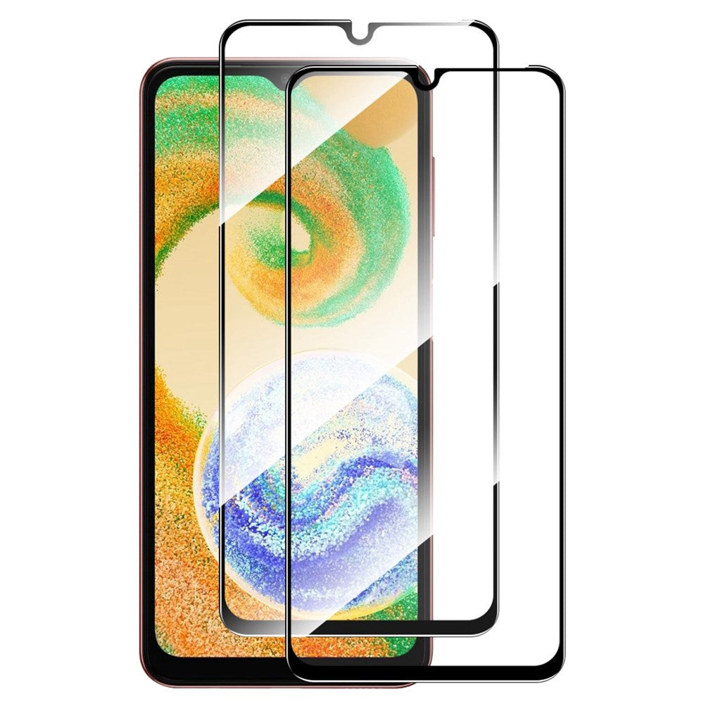 ENKAY HAT PRINCE 2 st / set för Samsung Galaxy A04 4G (164.4mm) / A04s 4G (164.7mm) skärmskydd 0.26mm heltäckande hög aluminium-kisel glasfilm