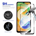ENKAY HAT PRINCE 2 st / set för Samsung Galaxy A04 4G (164.4mm) / A04s 4G (164.7mm) skärmskydd 0.26mm heltäckande hög aluminium-kisel glasfilm