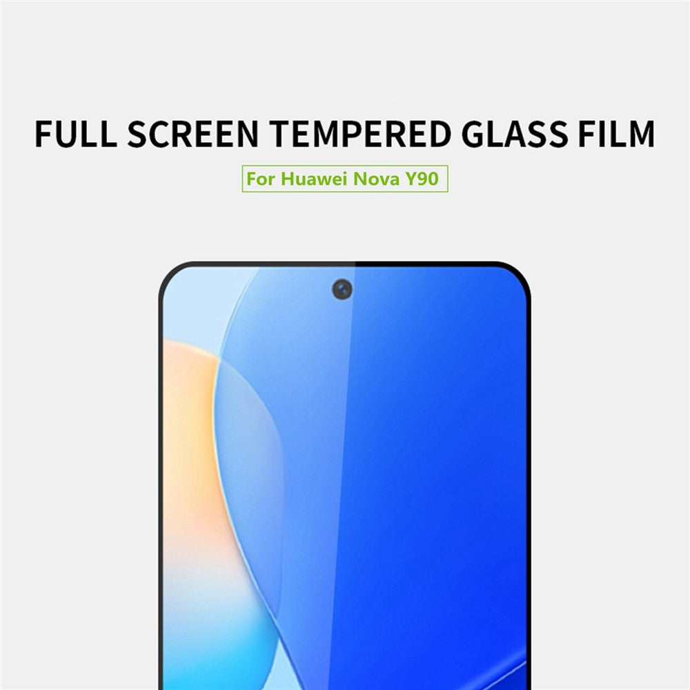MOFI JK hærdet glasfilm Series-1 til Huawei Nova Y90 4G, fuldskærmsbeskyttelse, fulddækkende splintresistent film
